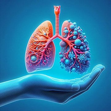 Medical oncology treatment illustration